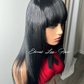 Burmese Top Virgin Hair 5x5 Closure Straight Wig