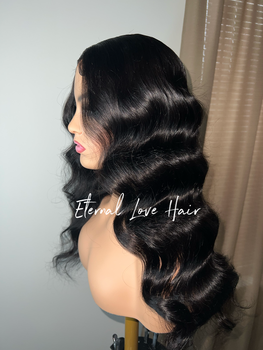 Burmese Top Virgin Hair 5x5 Closure Body Wave Wig