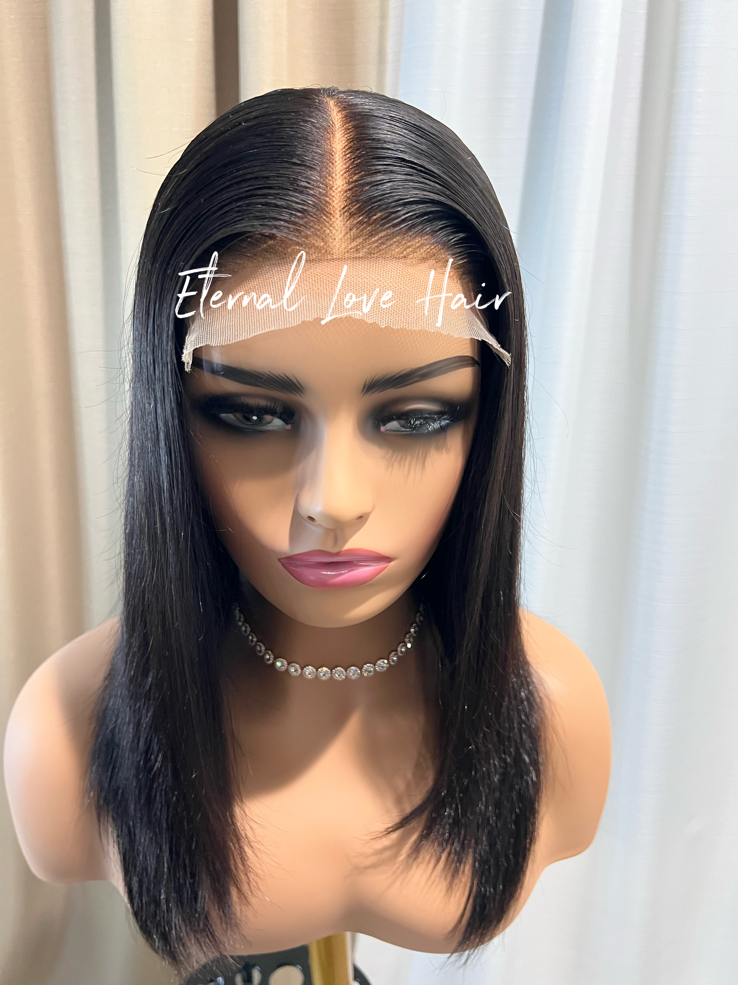 Burmese Top Virgin Hair 5x5 Closure Straight Wig