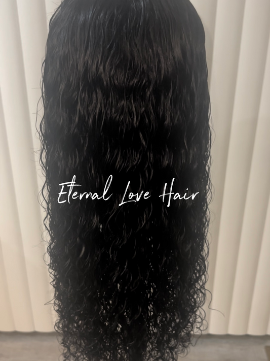 Burmese Top Virgin Hair 5x5 Closure Deep Wave Wig